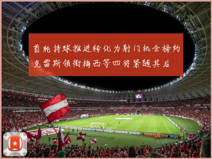首轮持球推进转化为射门机会榜约克雷斯领衔梅西等四将紧随其后